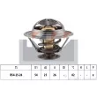 Thermostat, liqiuide de refroidissement KW [580 314S]