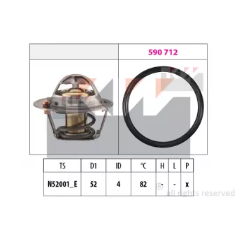 KW 580 725 - Thermostat, liqiuide de refroidissement