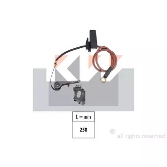 Jeu de contacts, distributeur d'allumage KW [715 103]