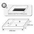 TOPTUL GAAT1602W - Module de servante d'atelier