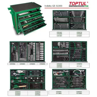 Servante avec outils TOPTUL GT-36001
