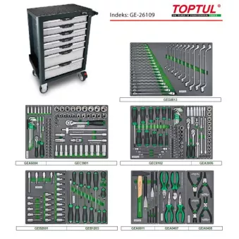 Servante avec outils TOPTUL GE-26109