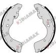 Jeu de 4 plaquettes de frein arrière DIAMAX [N01386]