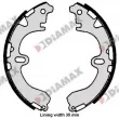 Jeu de 4 plaquettes de frein arrière DIAMAX [N01397]