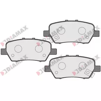 Jeu de 4 plaquettes de frein avant DIAMAX [N09254]