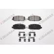 Jeu de 4 plaquettes de frein avant DIAMAX [N09851]