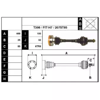 Technika 47207 - Arbre de transmission