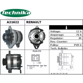 Alternateur Technika [A21622]
