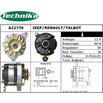 Technika A22776 - Alternateur