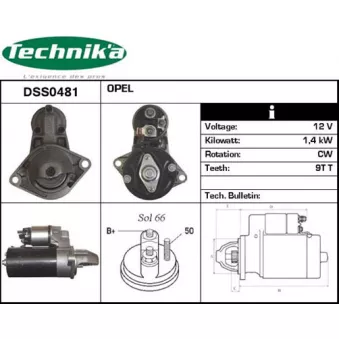 Technika DSS0481 - Démarreur