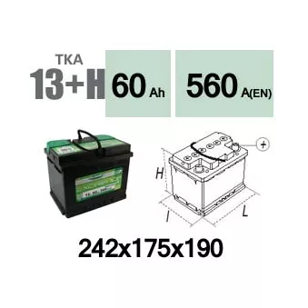 Technika TKA13+H - Batterie de démarrage