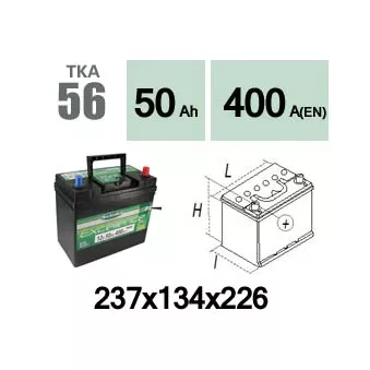 Technika TKA56 - Batterie de démarrage