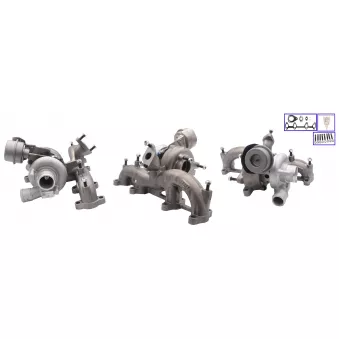 Turbocompresseur, suralimentation ELSTOCK OEM 038253014AX