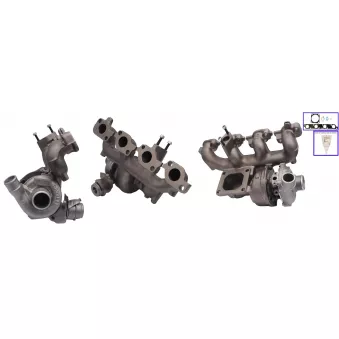 Turbocompresseur, suralimentation ELSTOCK OEM JDE4957E