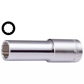 Douille 1/2" 12 pans HANS [4302M/18]