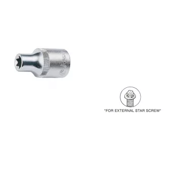 Douille E-TORX 1/4