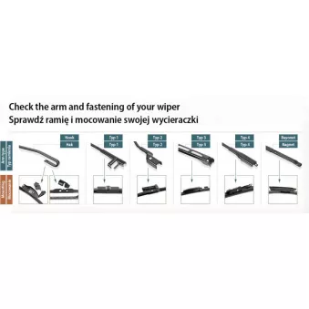 Balai d'essuie-glace KOREA OEM 96323563