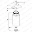 DELPHI 5872161 - Boîtier, filtre de carburant