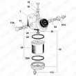 DELPHI 6260B612 - Filtre à carburant