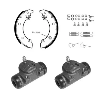 Kit de freins arrière (prémontés) DELPHI OEM 424133