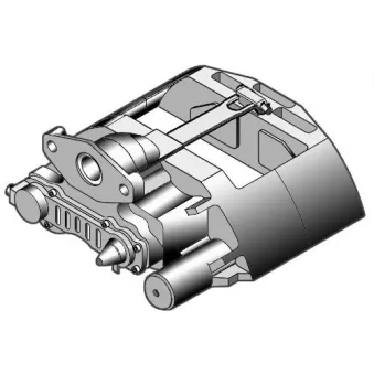 Étrier de frein KNORRBREMSE K013173 pour IVECO EUROCARGO 120 E 21 tector,120 E 21 P tector, 120 E 21 FP tector - 209cv