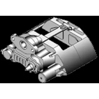 Étrier de frein KNORRBREMSE K003809 pour SCANIA P,G,R,T - series R 580 - 579cv