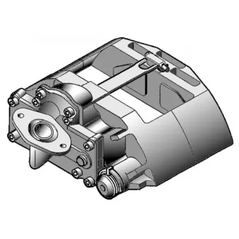 Étrier de frein KNORRBREMSE K003193 pour SCANIA P,G,R,T - series P 320 - 320cv