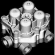 KNORRBREMSE K019909N00 - Valve de sécurité pour plusieurs circuits