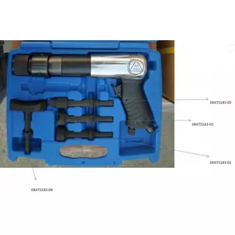 Accessoires et pièces de rechange pour outils pneumatiques PROFITOOL 0XAT5143-04