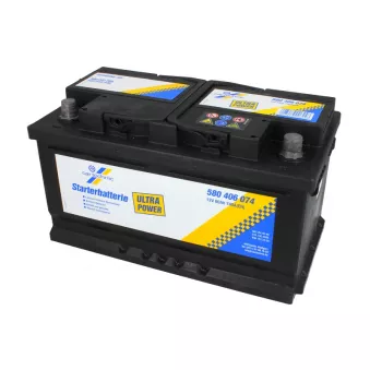Batterie de démarrage CARTECHNIC 580406074 pour RENAULT TRUCKS MAXITY 150,45 - 150cv