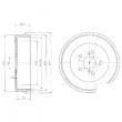 DELPHI BF405 - Tambour de frein