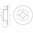 DELPHI BG2343 - Jeu de 2 disques de frein arrière