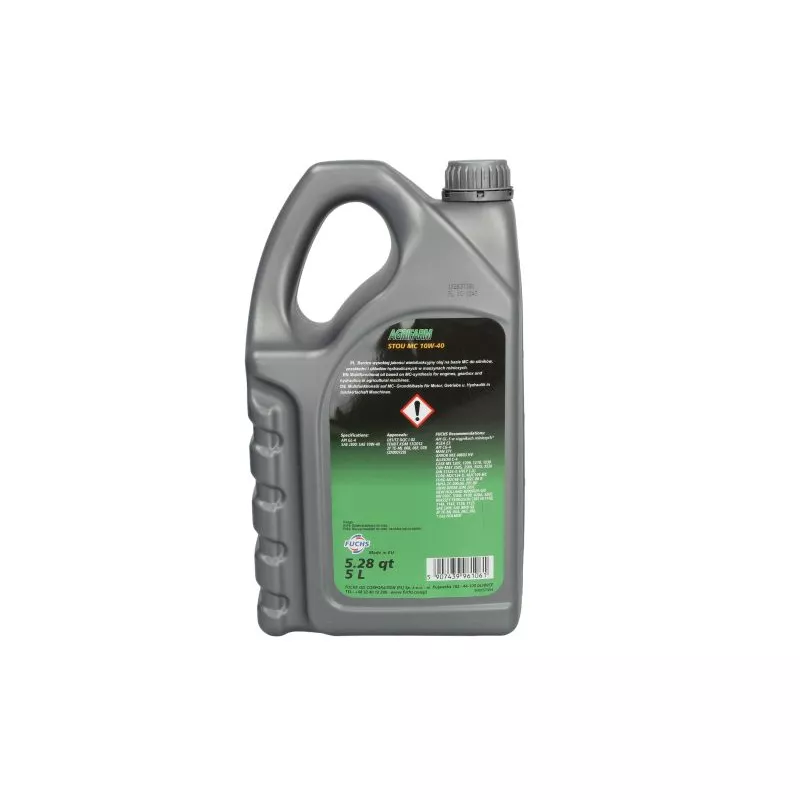 Huile multifonctionnelle FUCHS OIL AGRIFARM STOU MC10W40 5L - Visuel 1