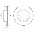 DELPHI BG2909 - Jeu de 2 disques de frein avant