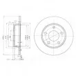DELPHI BG3671 - Jeu de 2 disques de frein arrière