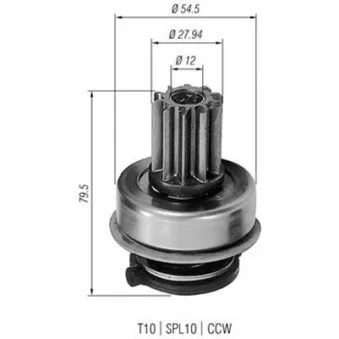 MAGNETI MARELLI AMB0199 - Embrayage à roue libre, démarreur
