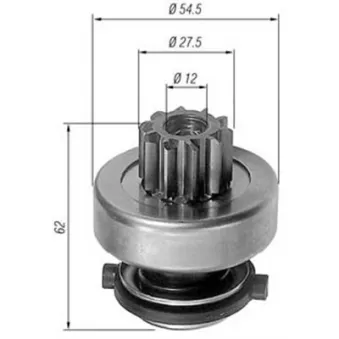 Petit engrenage, démarreur MAGNETI MARELLI AMB0193