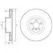 DELPHI BG9117C - Jeu de 2 disques de frein avant