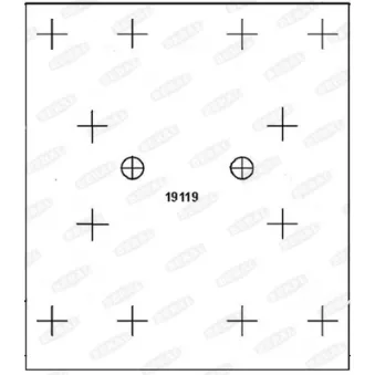Garniture de sabot de frein BERAL 19116 23,70 00 6 1637 pour IVECO EUROTRAKKER MP 340 E 44 H Cursor - 440cv
