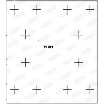 Garniture de sabot de frein BERAL KBL19109.0-1637 pour IVECO TRAKKER AD 260T41 W, AD 380T41 W, AT 260T41 W, AT 380T41 W - 410cv
