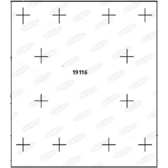 Garniture de sabot de frein BERAL KBL19116.9-1637 pour IVECO EUROTRAKKER MP 720 E 42 WT - 420cv