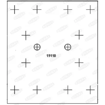 Garniture de sabot de frein BERAL KBL19109.9-1637 pour IVECO TRAKKER AD 190T35 W, AD 190T36 W, AT 190T35 W, AT 190T36 W - 352cv