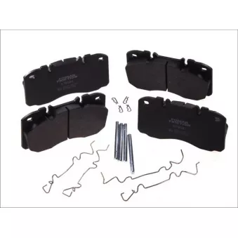 Jeu de 4 plaquettes de frein avant ROULUNDS OEM 42555669