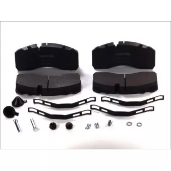 Jeu de 4 plaquettes de frein ROULUNDS 675181PRO