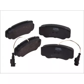 Jeu de 4 plaquettes de frein arrière ROULUNDS OEM D4060MA000