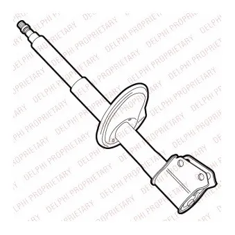 Jeu de 2 amortisseurs avant DELPHI OEM 96152064