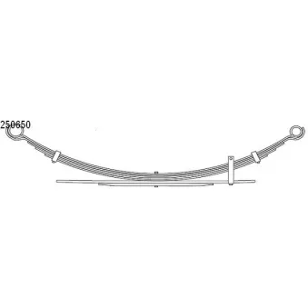 Groupe de ressorts LS GERMANY 250650 pour TOYOTA HILUX 2.5 D-4D - 120cv