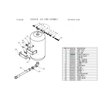 Accessoires et pièces de rechange pour démonte-pneus EVERT 5004101