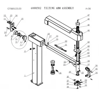 Accessoires et pièces de rechange pour démonte-pneus EVERT 5004232