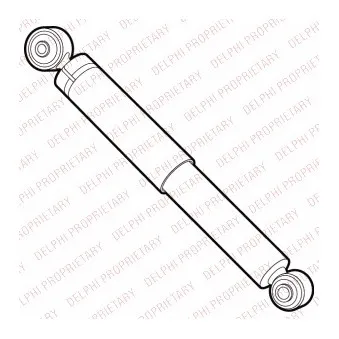 Jeu de 2 amortisseurs arrière DELPHI DG9897